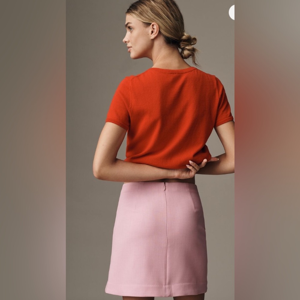 Anthropologie Maeve Tailored Mini Skirt - Picture 3 of 5